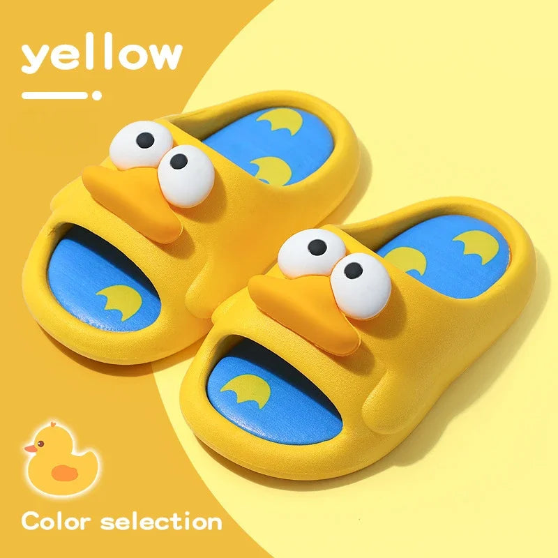 Breathable Cartoon Kids Flip-Flops