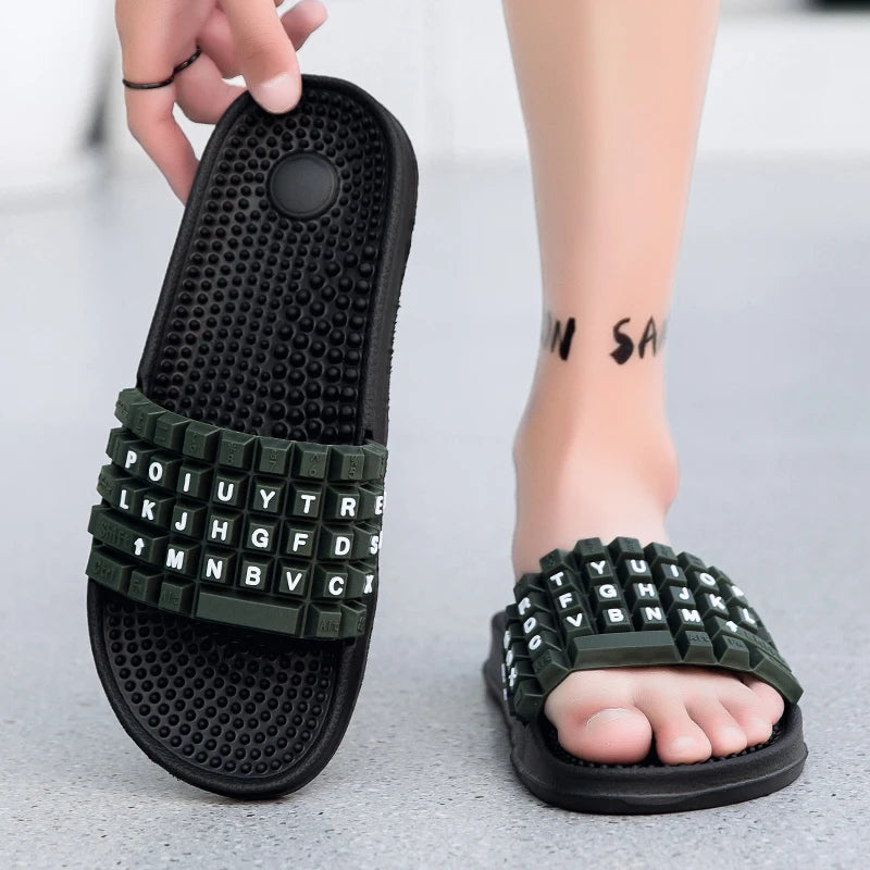 Summer Men Platform Slippers