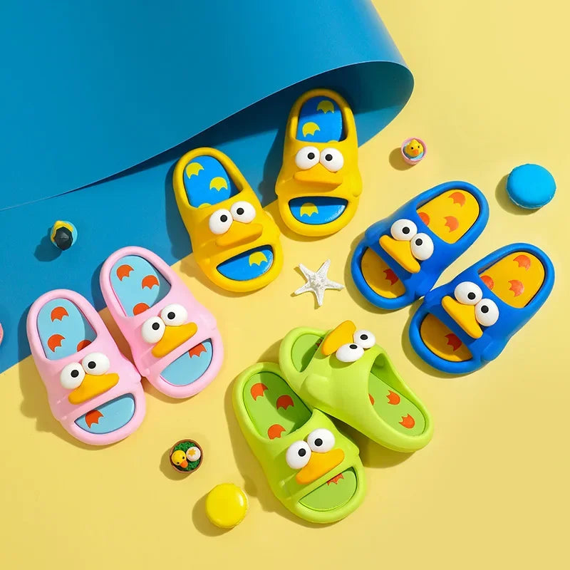 Breathable Cartoon Kids Flip-Flops