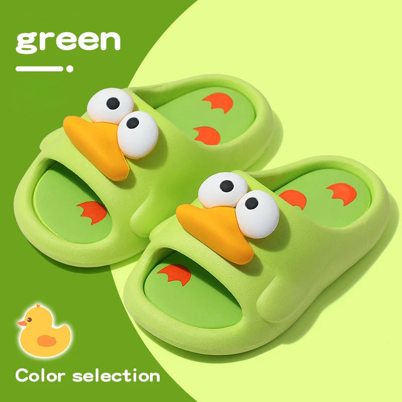 Breathable Cartoon Kids Flip-Flops