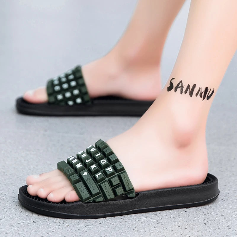 Summer Men Platform Slippers