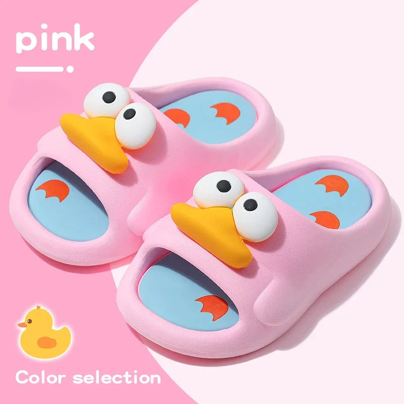 Breathable Cartoon Kids Flip-Flops