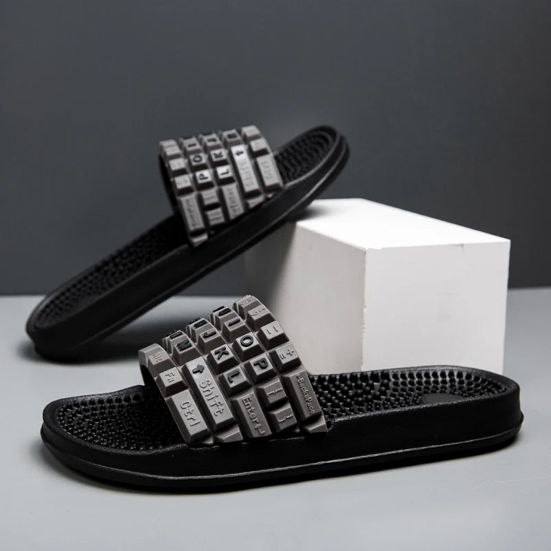 Summer Men Platform Slippers