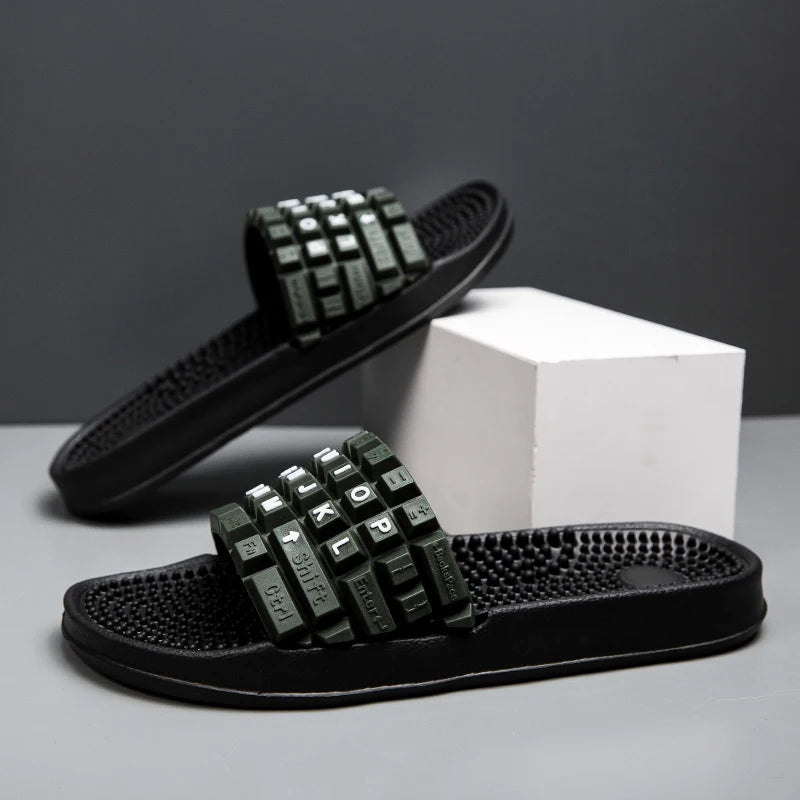 Summer Men Platform Slippers