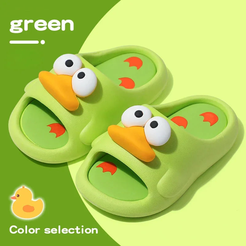 Breathable Cartoon Kids Flip-Flops