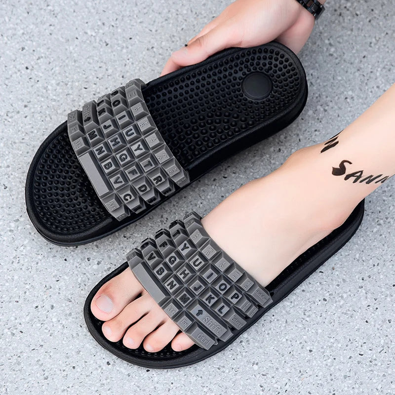 Summer Men Platform Slippers