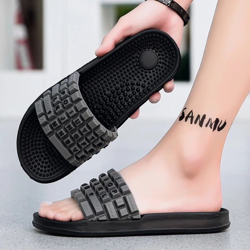 Summer Men Platform Slippers