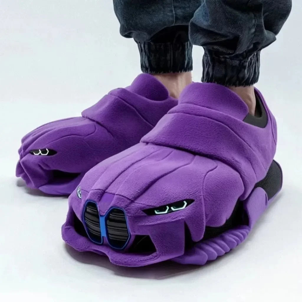 Stuffed Car-Shaped Shoes